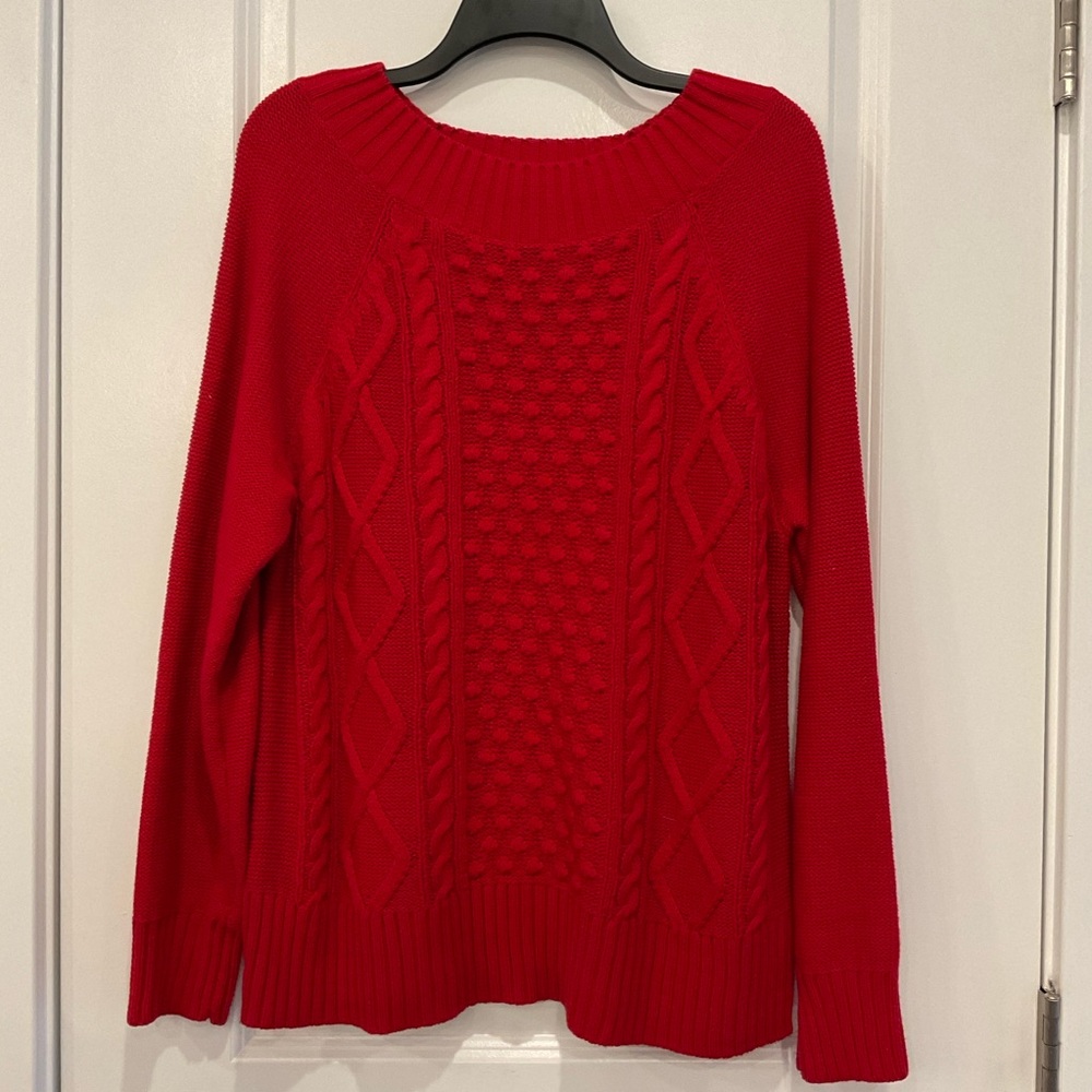 Chaps Red Sweater (L)